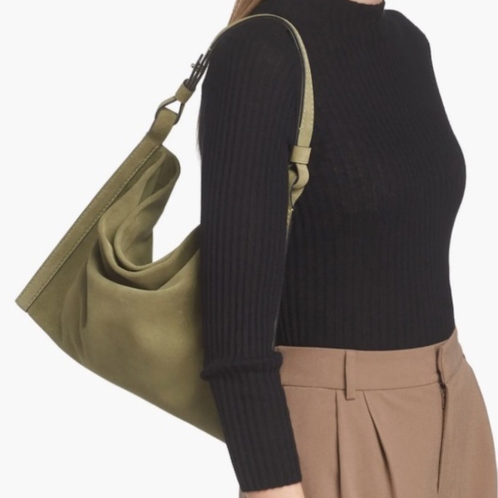 💚 AUTHENTIC NWT PROENZA SCHOULER WHITE LABEL MINETTA SUEDE SHOULDER BAG!